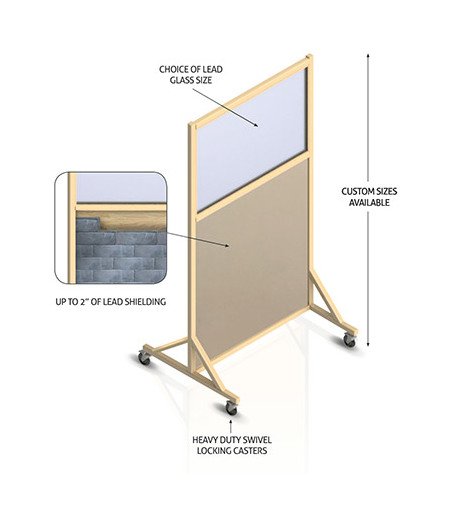 60in Full View Mobile Rolling Barrier - Image 3