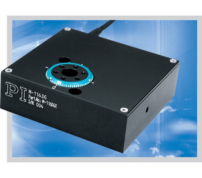 Motorized Micro Rotary Table with Worm Gear Drive - Image 1