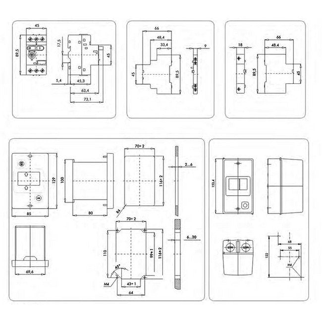 Manual Motor Starter - 6.3 to 10 Ampere Setting - Image 2