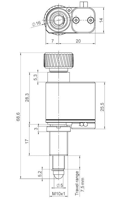 Compact N-472 PiezoMike Linear Actuator - Image 2