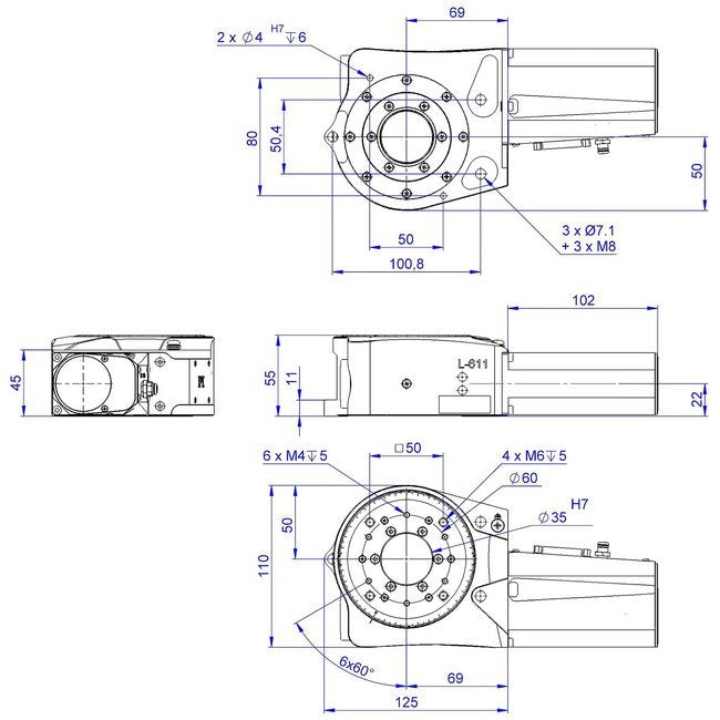 Precision Motorized Rotary Table - Image 2