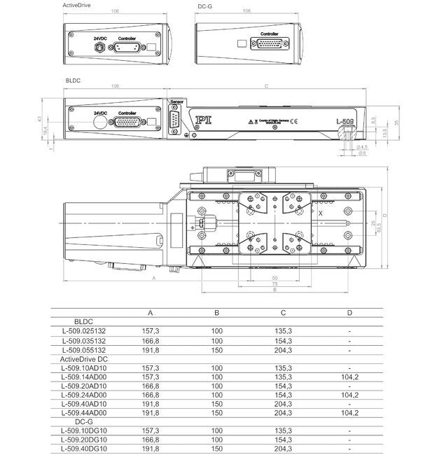 Precision Motorized Linear Translation Stage - L-509 - Image 2