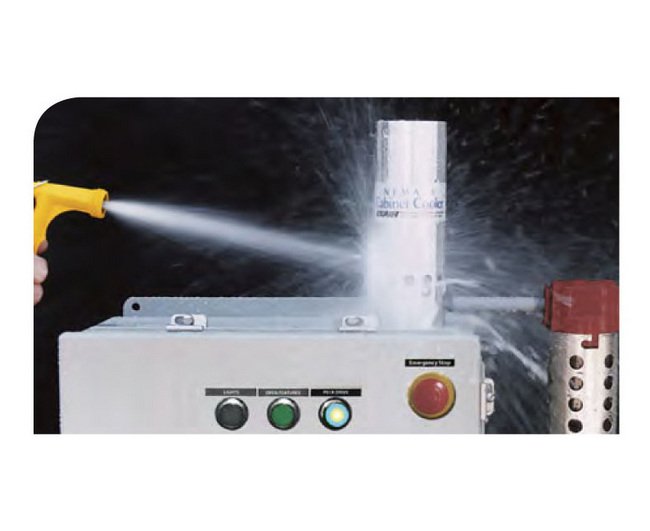 Commercial Grade NEMA 4 (IP66) Cabinet Cooler - 5600 Btu/hr High Temp Thermostat System - Image 1