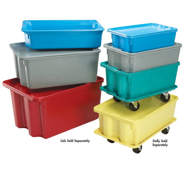 Green Nest and Stack Container - 16-3/8" x 11" - Source Equipment Company, Inc. - Image 1