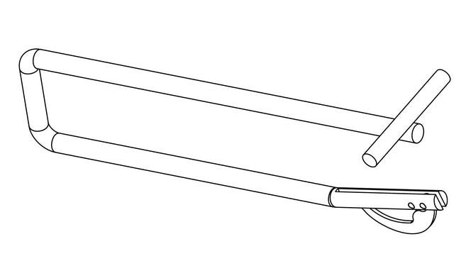 6" Take-One Metal Hook with T-Scan Bar - Image 4