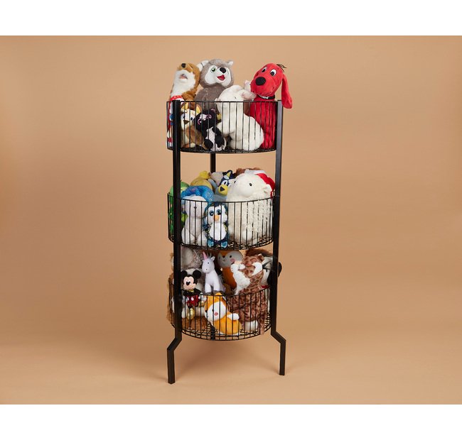 Three-Level Steel Merchandise Floor Bin - Image 1