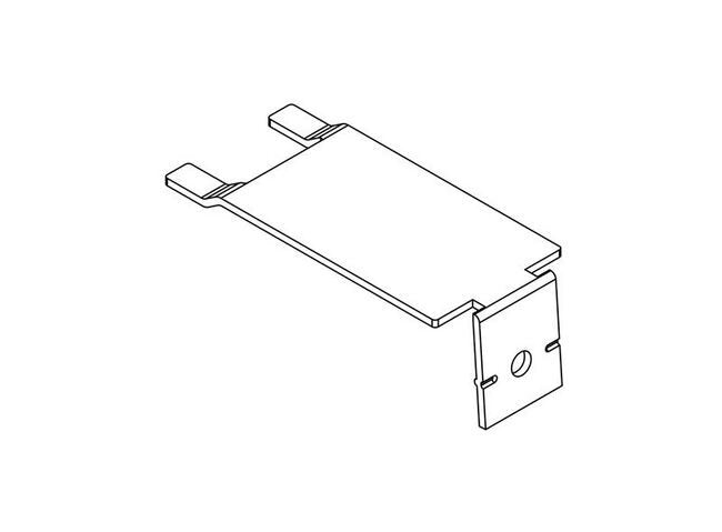 Heavy-Duty Steel Shelf Bracket for Perforated Shelves - Image 2