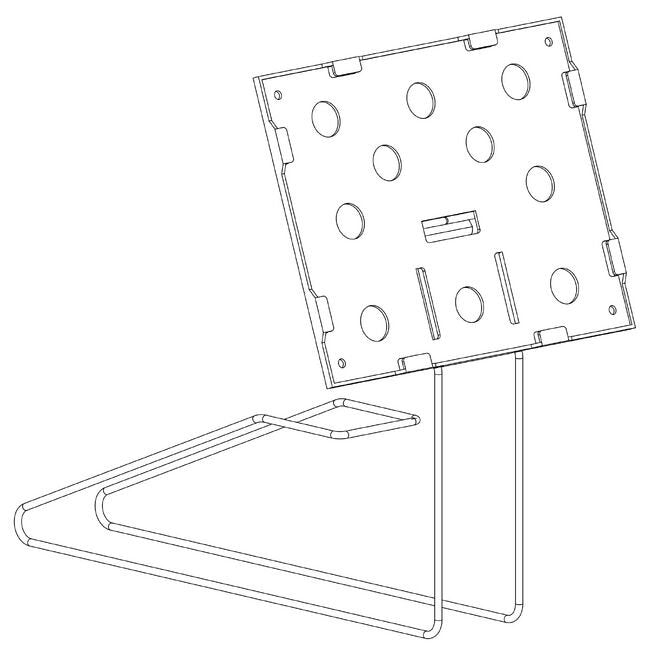 Universal Pallet Floor Sign Holder - 5x7 - Image 4