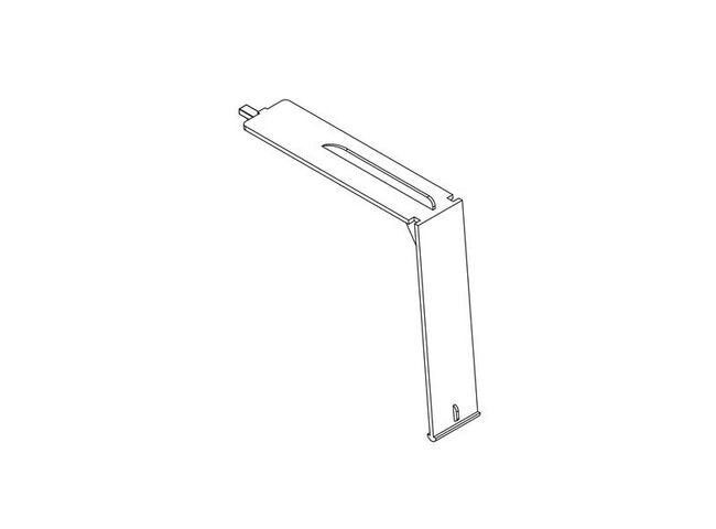 Black Shelf-Top Bracket - Perforated Shelf Attachment - Image 2