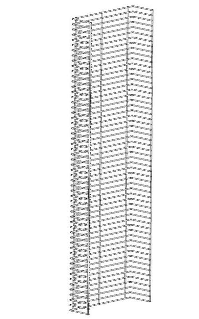 Perforated Shelf Wire Power Wing Display - Image 2