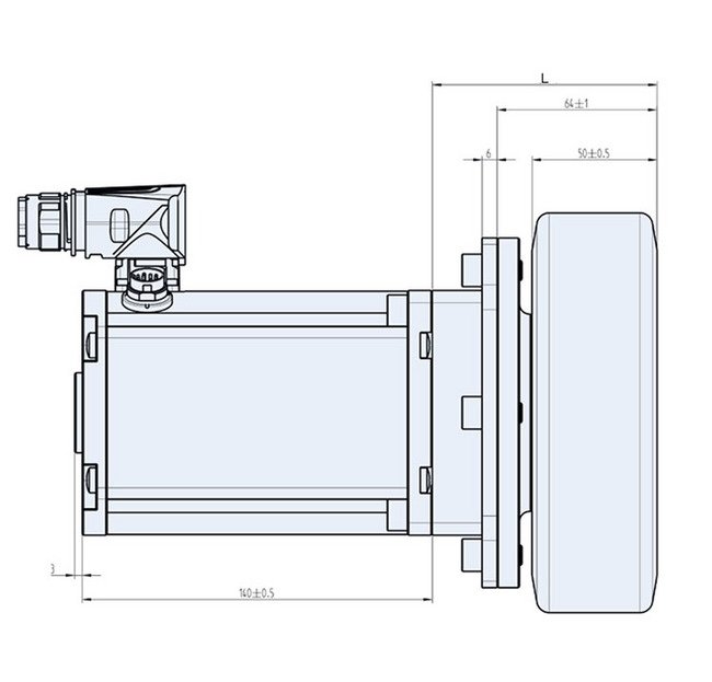 Dunkermotoren NG Series Gearbox - 16:1 Reduction Ratio, 21 N·m Torque - Image 2