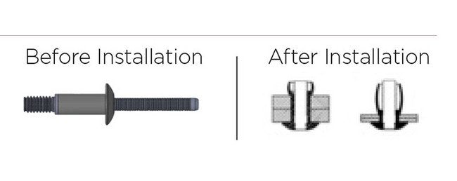 Nitlock 14.2mm Steel Truss Head Rivet - Image 2