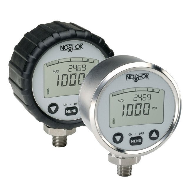 NOSHOK 1000 Series Digital Pressure Gauge Black Rubber Case Protector - Image 1