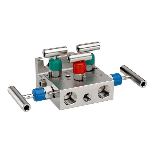 NOSHOK Soft Seat Steel 5 Manifold Valve, 0.375in Orifice - Image 1