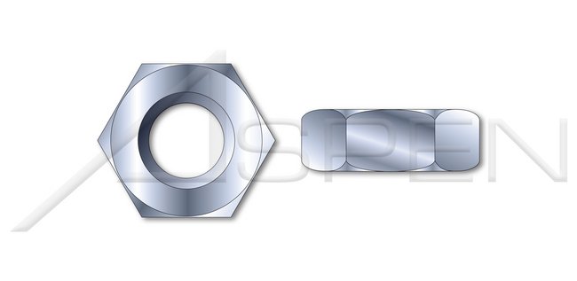 Steel Zinc Plated Heavy Formed Hot Formed Hex Jam Thin Nut - Image 1