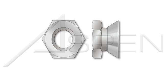 Aluminum Tamper Resistant Break Away Security Nut - Image 1
