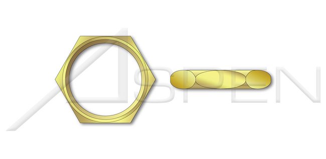 Brass Panel Nut - Image 1