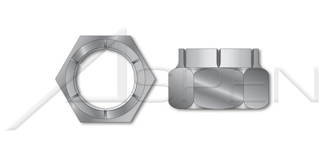 Flex Type Light Hex Full Height Steel Cadmium Plated and Waxed Lock Nut - Image 1