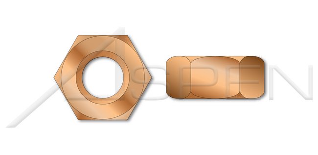 Silicon Bronze Hex Finished Nut - Image 1