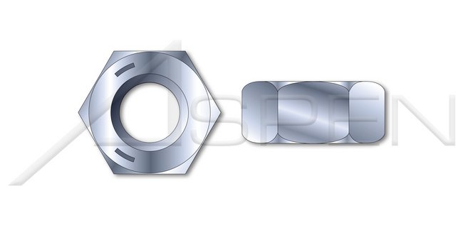 Steel Zinc Grade 5 UNC Coarse Thread Hex Finished Nut - Image 1
