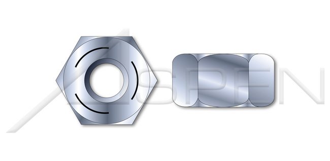 Steel Zinc Grade C ASTM A563 Hex Heavy Nut - Image 1