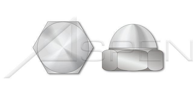 Closed End Aluminum Alloy 2011 T3 Acorn Cap Dome Nut - Image 1