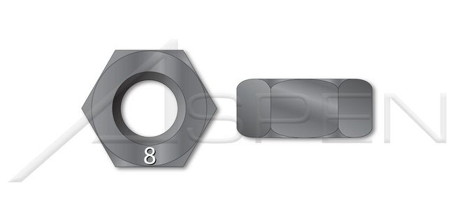 Steel Plain Class 8 DIN 934/ISO 4032 Metric Hex Finished Nut - Image 1