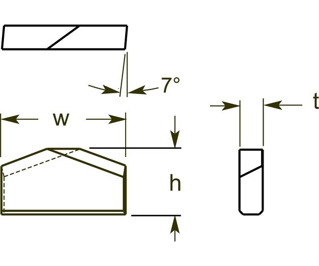 Ultra-Met® Roof Bit, 0.183/0.188 in - Image 1