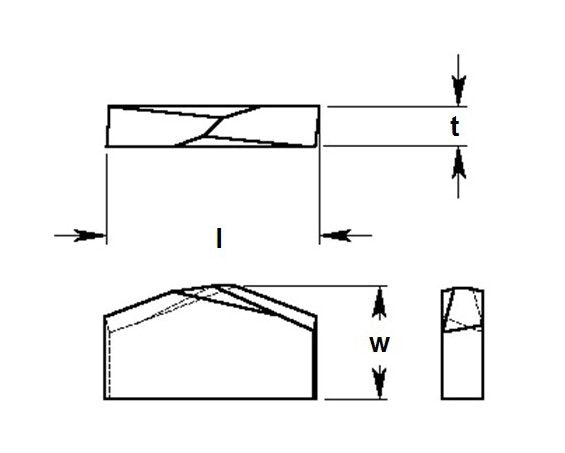 Ultra-Met Roof Bit, 0.245/0.255 in - Image 1