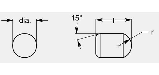 Durable Compact Conical with 0.5625in Diameter - Image 1