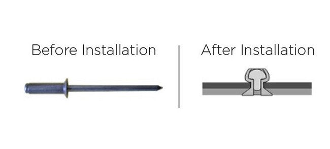 4.0mm Open End Countersunk Blind Rivet - Image 2