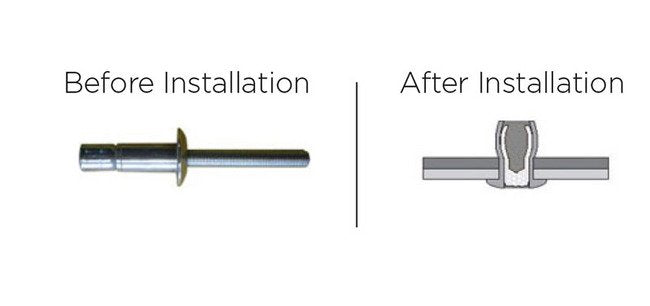 Ornit Stainless Steel Protruding Head Rivet 14mm - Image 2