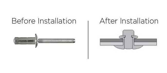 Orlock⢠6.4mm Stainless Steel Protruding Head Rivet - Image 2