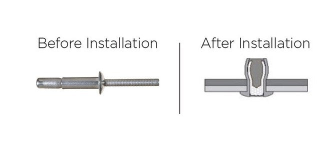 Ornilock Protruding Head Rivet 6.5mm Stainless Steel AISI 304 - Image 2