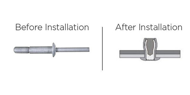 Ornilock 7.8mm Aluminum Protruding Head Rivet - Image 2