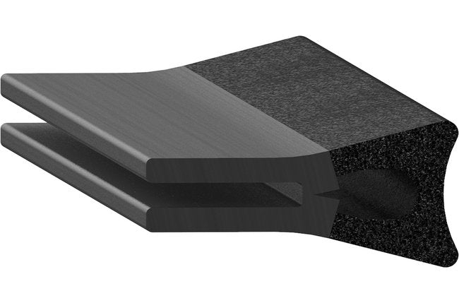 Uni-Grip Rubber Seal - 0.400" Width x 0.750" Height - Image 1