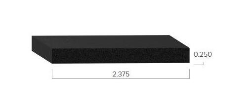 Uni-Grip 2.375" x 0.250" Rubber Seal - Image 2