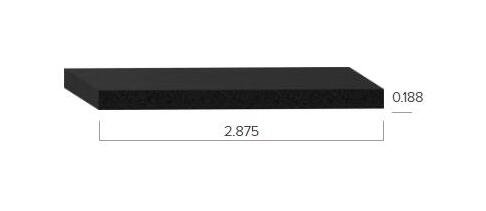 Uni-Grip 2.875in x 0.188in Rubber Seal - Image 2