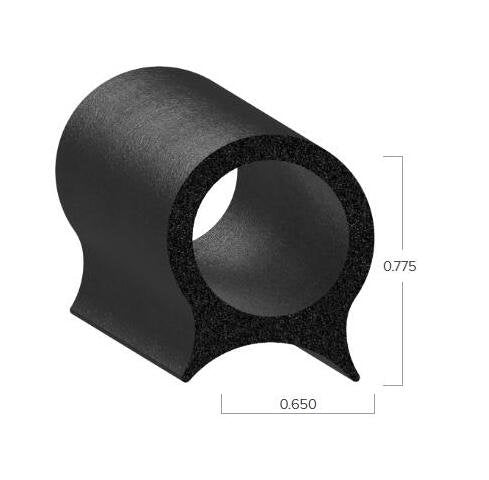 Uni-Grip 0.650 x 0.775 Sponge Rubber Seal - Image 2