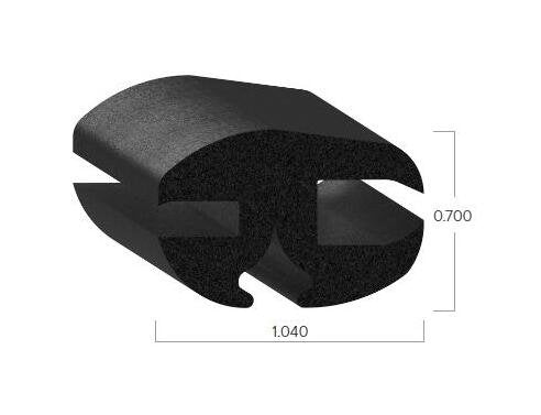 Uni-Grip 1.040" x 0.700" Rubber Seal - Image 2