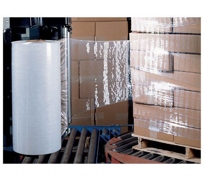 Our Own Brand 20-inch x 6500 ft 70 Gauge Machine-Length Blown Stretch Wrap - Image 1