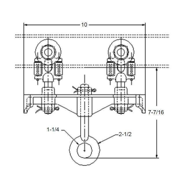 E-Trac 6 Four Wheel Carrier - Image 1