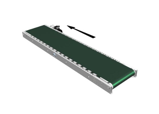 SOCO 300mm x 1500mm Belt Conveyor with Roller Bedding - Image 1