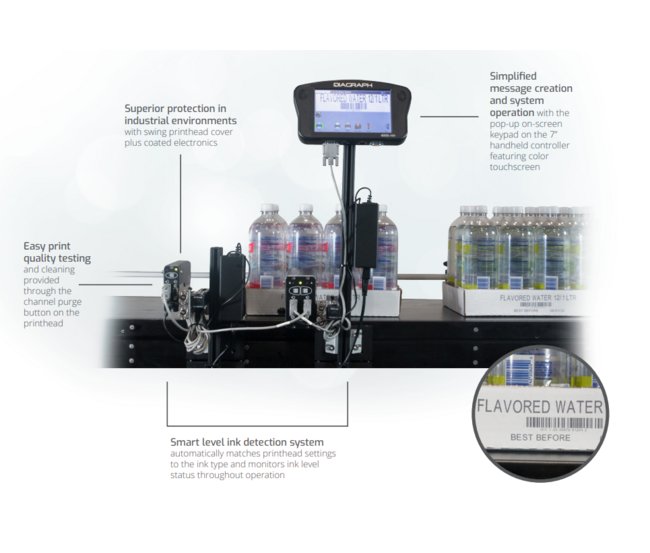 Diagraph HP Thermal Jet Systems - High-Resolution Industrial Inkjet Printer - Image 2