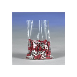 High Clarity Flat Poly Bags - 3 Mil, 8" x 15" - Image 1