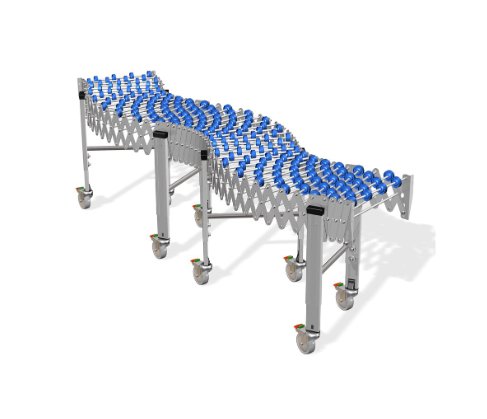500mm Flexi Conveyor with Single Wheel - Image 1