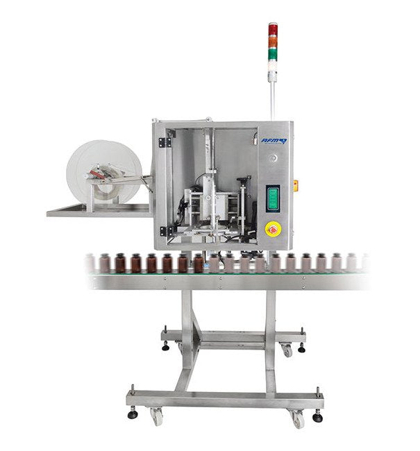 American Film & Machinery LX-100 Shrink Sleeve Labeling & Tamper Evident Banding Machine - Image 2