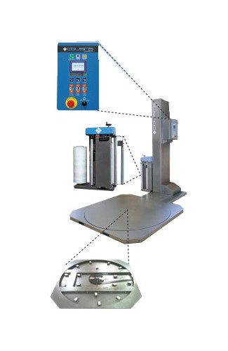 Cousins Model 2100-SRT Stretch Wrap Machine - Image 3
