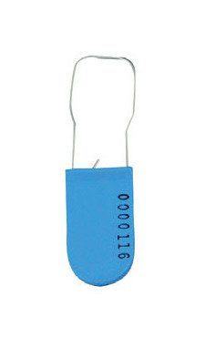 Blue Plastic Padlock Security Seal 2-1/2in - Pack of 100 - Image 1