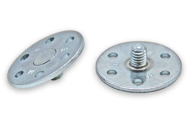 PEM® Steel Stud with Base Plate - Unified Thread, Zinc Plated - Image 1